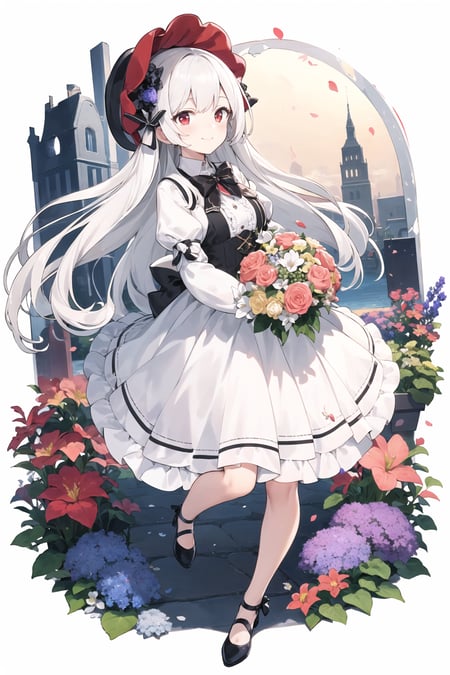 【LORA】Standing Full Body with Background Style LoRA (带背景立绘/背景付き立ち絵)