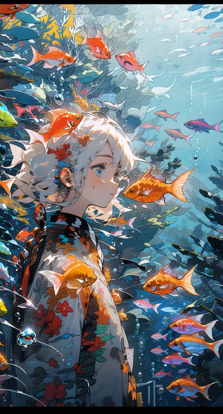 【LORA】Shoal / 錦鱗 Concept (多分辨率噪声版本)
