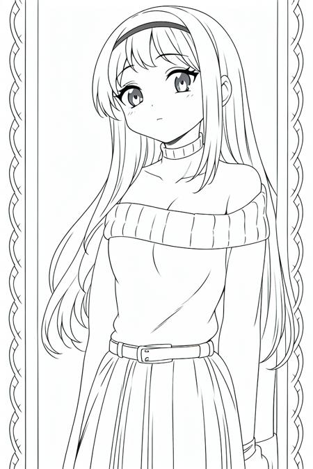线稿/Anime Lineart