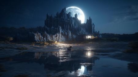 【LORA】XSarchitectural-12NightMoonsci-fi