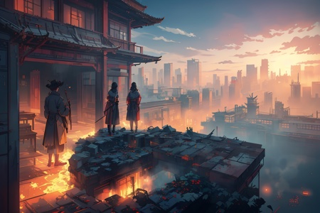 【LORA】Ancient Chinese architectural (中国古建筑)-楼宇