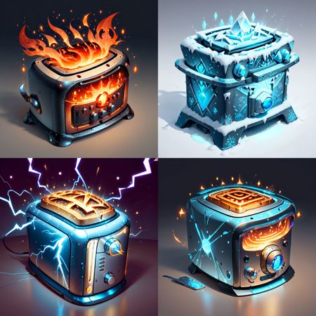 【LORA】ElementalMagicAI（元素魔法）