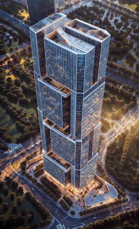 【LORA】Public building aerial view 公建鸟瞰