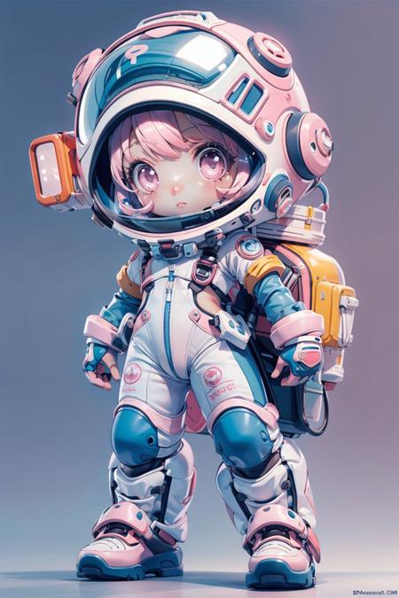 【LORA】Q版科幻机甲少年 Q version of science fiction mecha teenager